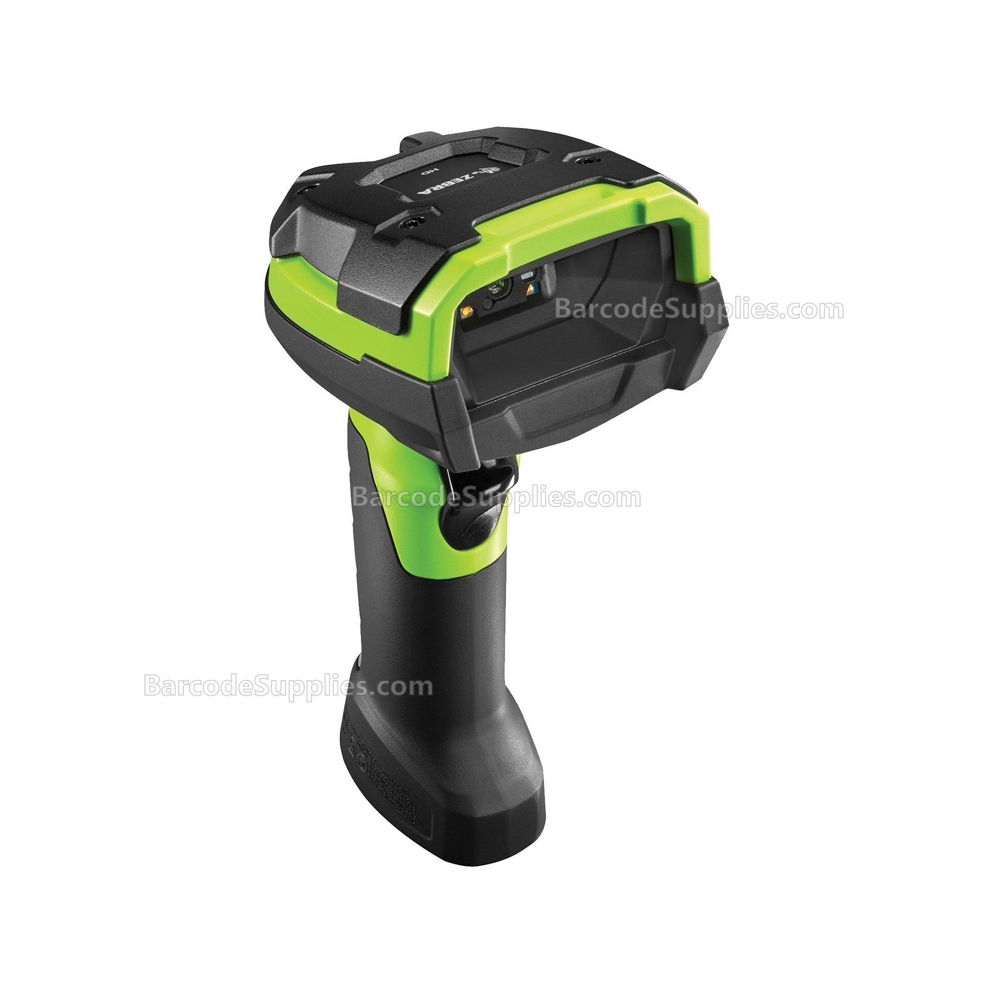 Zebra LI3678-SR Rugged Green Vibration Motor Standard Cradle USB KIT: LI3678-SR0F003VZWW Scanner, CBA-U42-S07PAR Shielded USB Cable supports 12V p/s, STB3678-C100F3WW Cradle, PWR-BGA12V50W0WW Power Supply, CBL-DC-451A1-01 and 23844-00-00R Line Cords