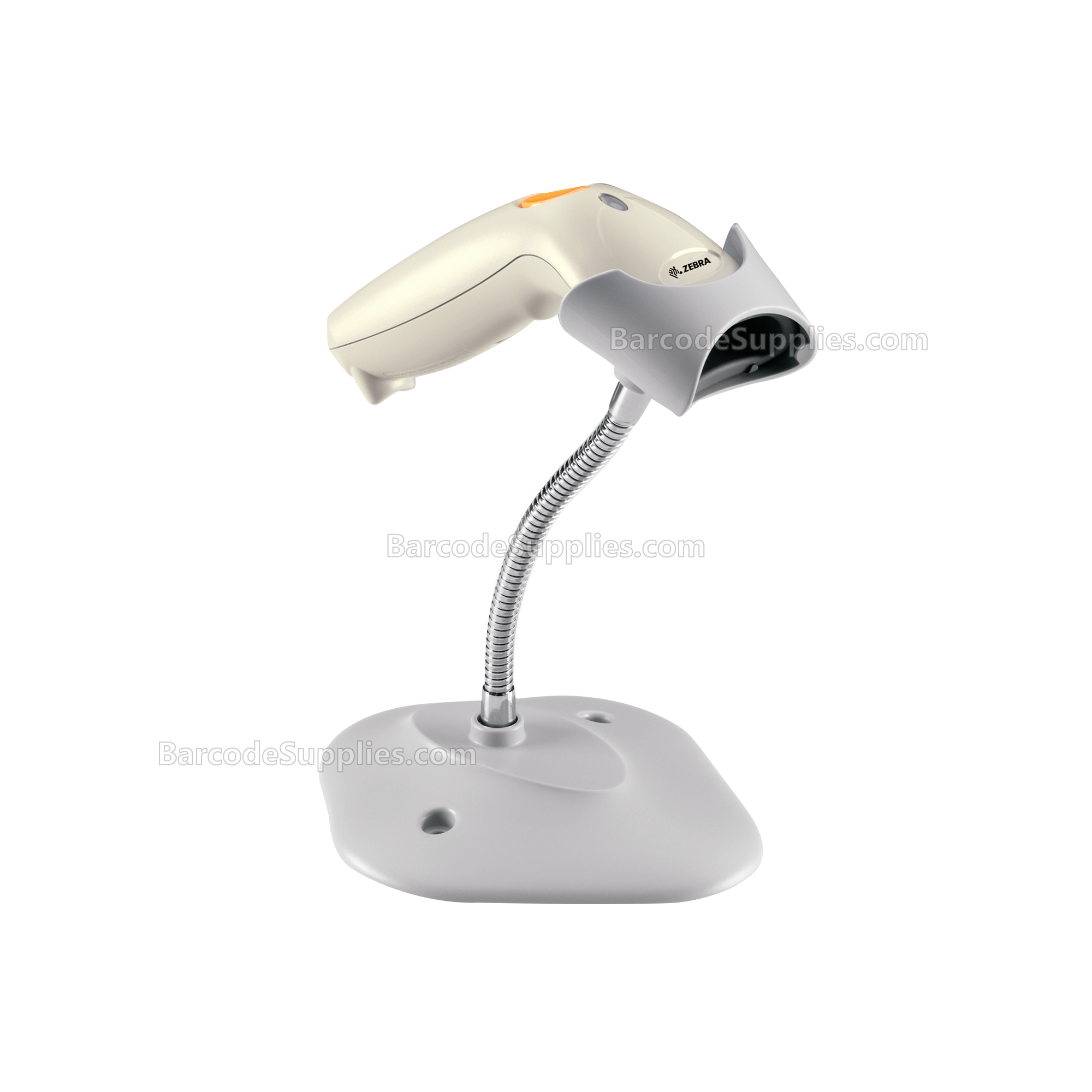 Zebra LS1203:RS232, USB and Keyboard Wedge Interfaces, Close Range, Cash Register White