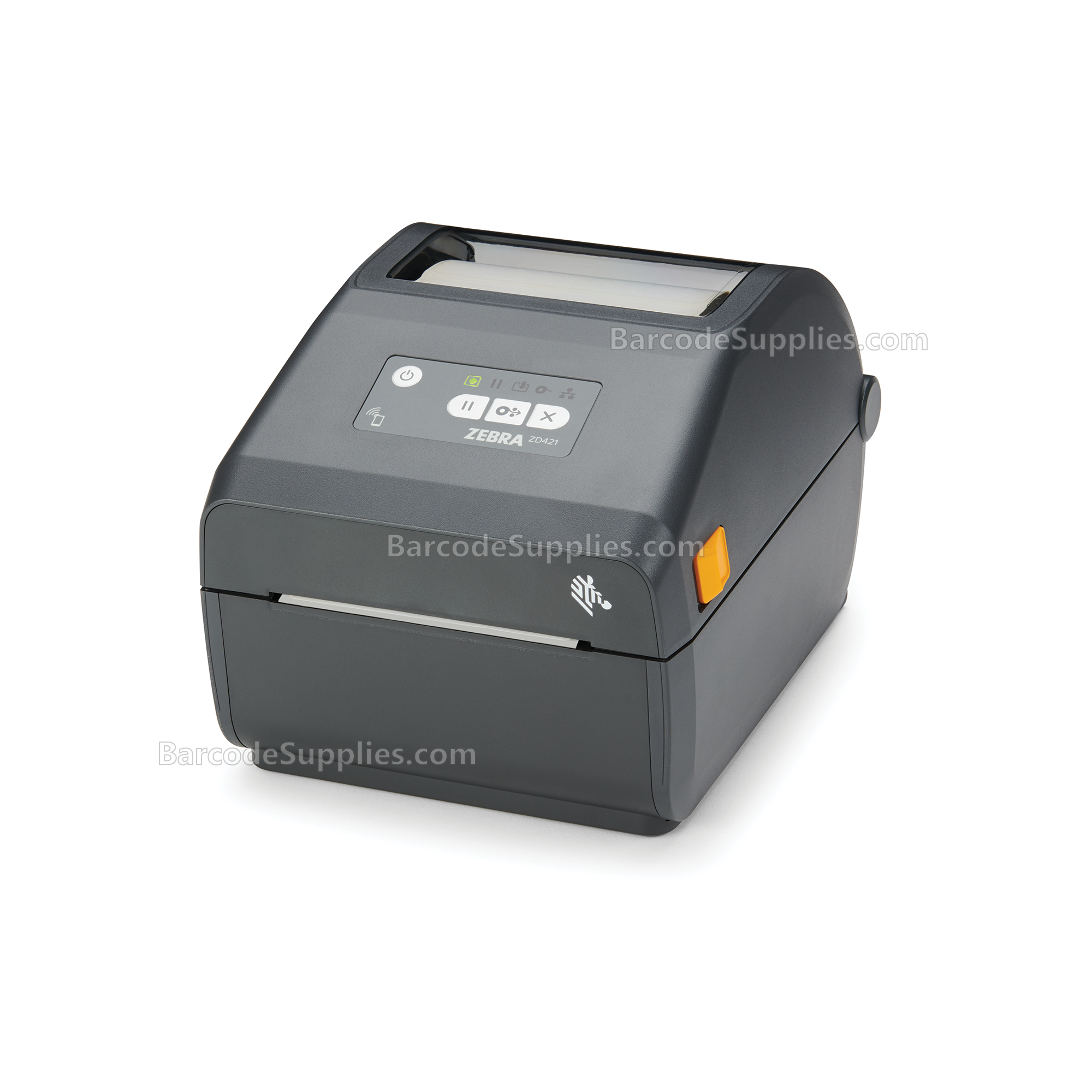 Zebra Direct Thermal Printer ZD421; 203 dpi, USB, USB Host, Ethernet, BTLE5, US Cord, Swiss Font, EZPL,TAA