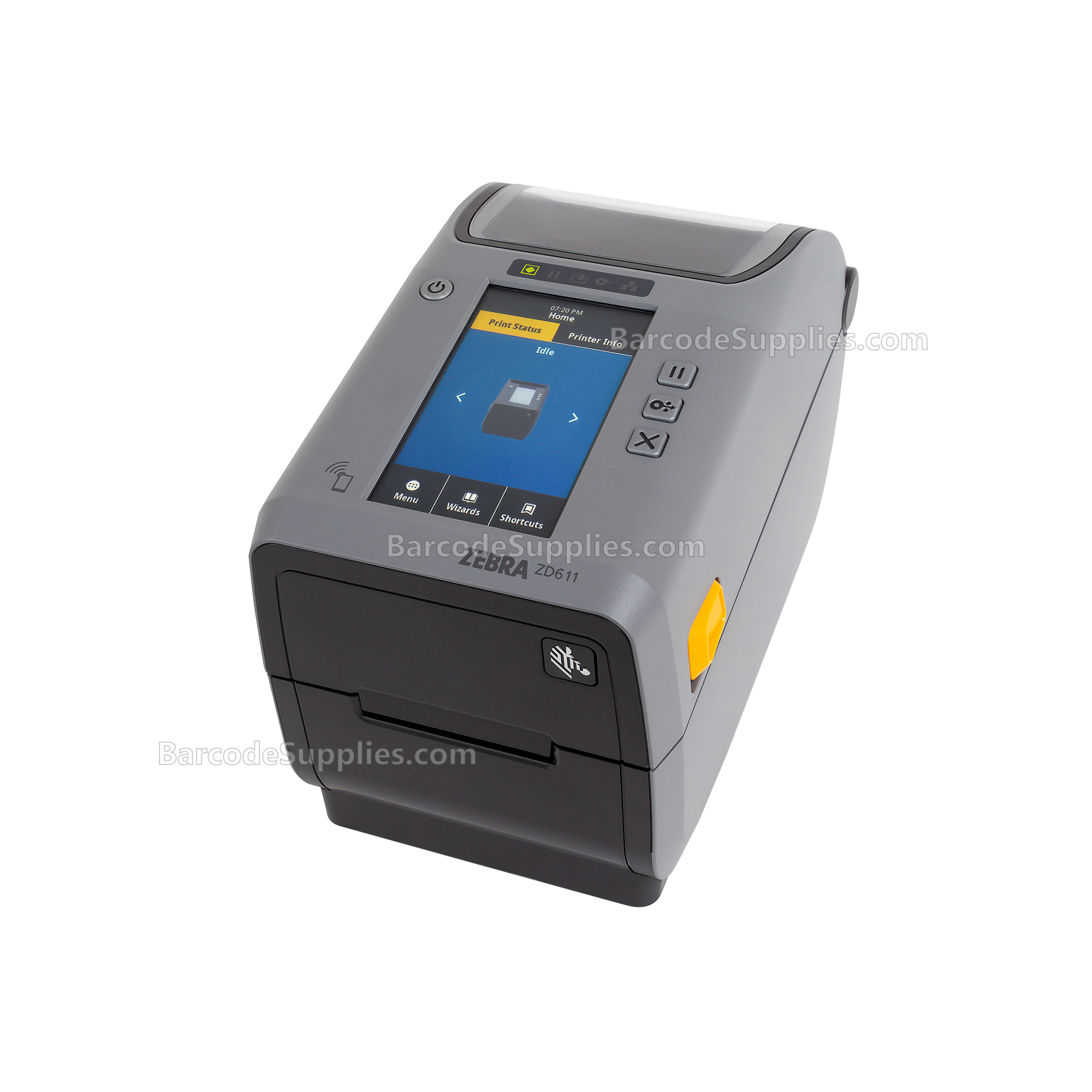 Zebra Thermal Transfer Printer (74M) ZD611, Color Touch LCD; 300 dpi, USB, USB Host, Ethernet, 802.11ac, BT4, USA/Canada, US Cord, Swiss Font, EZPL