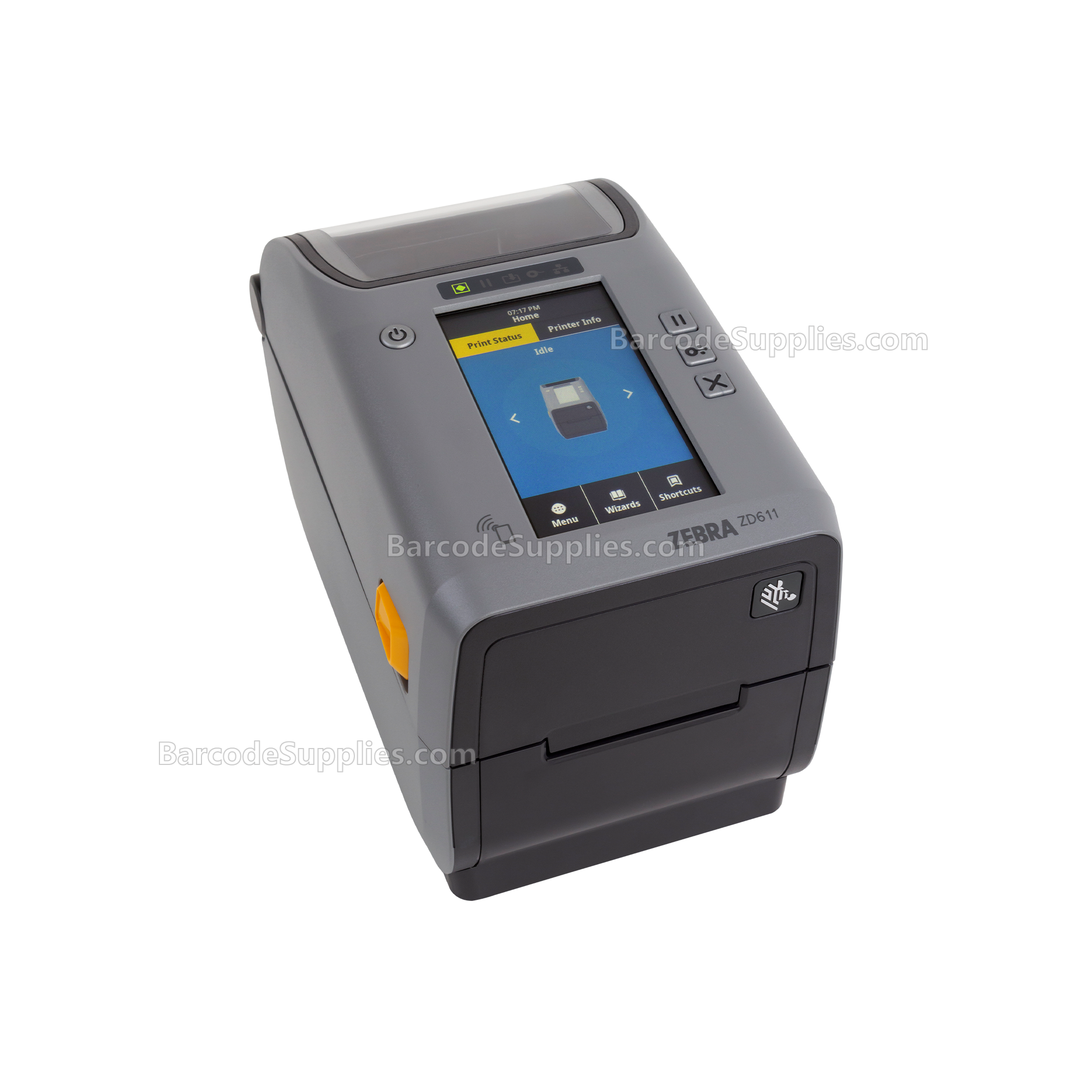 Zebra Thermal Transfer Printer (74M) ZD611R, Color Touch LCD; 300 dpi, USB, USB Host, Ethernet, 802.11ac, BT4, USA/Canada, RFID - UHF, US Cord, Swiss Font, EZPL