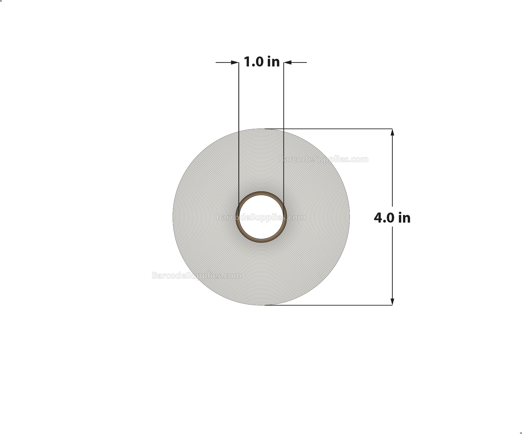 1.5 x 1 Direct Thermal Green Labels With Acrylic Adhesive - Perforated - 1375 Labels Per Roll - Carton Of 12 Rolls - 16500 Labels Total - MPN: RD-15-1-1375-GR