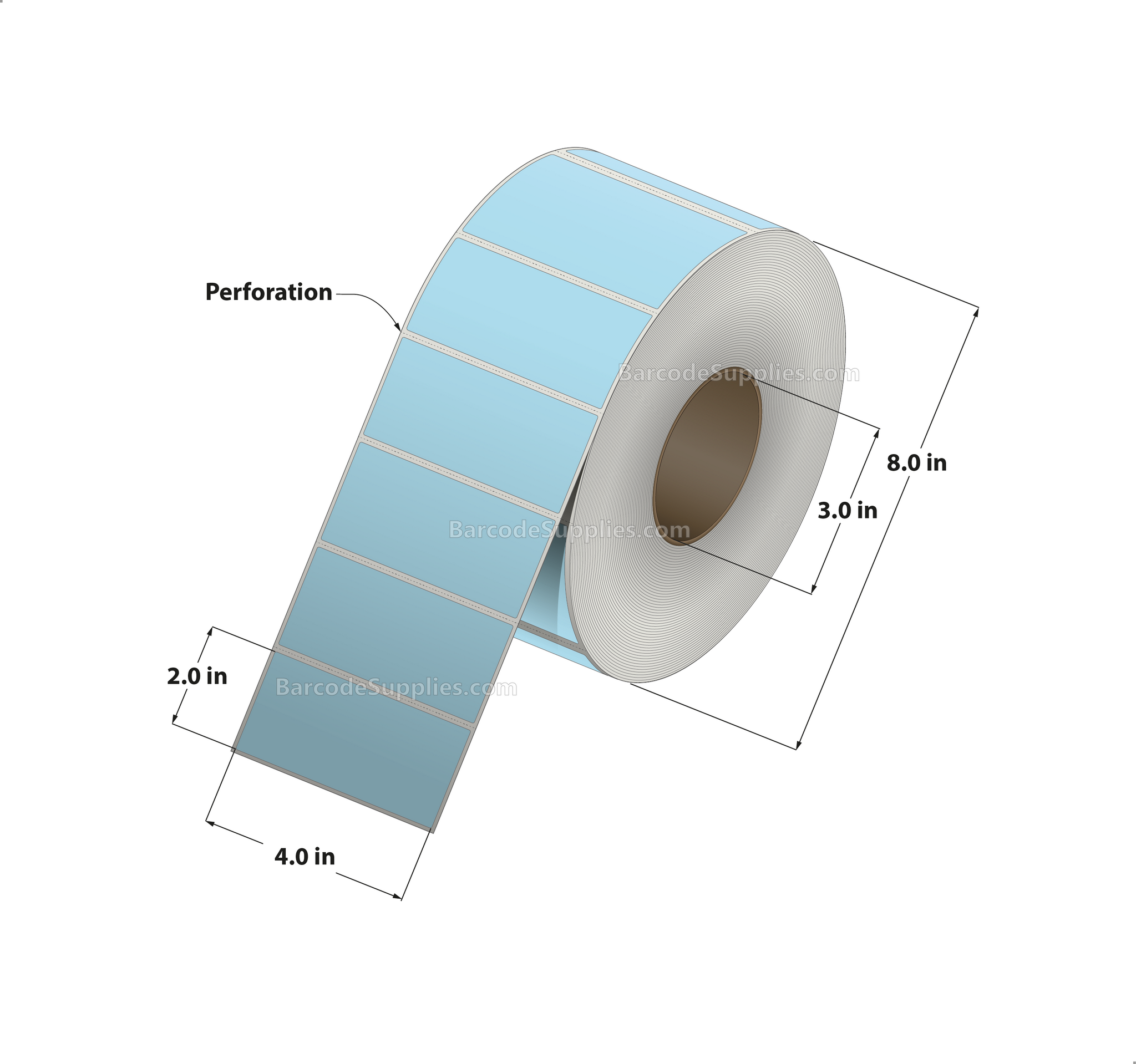 4.00 x 2.00 Thermal Transfer Labels - 3