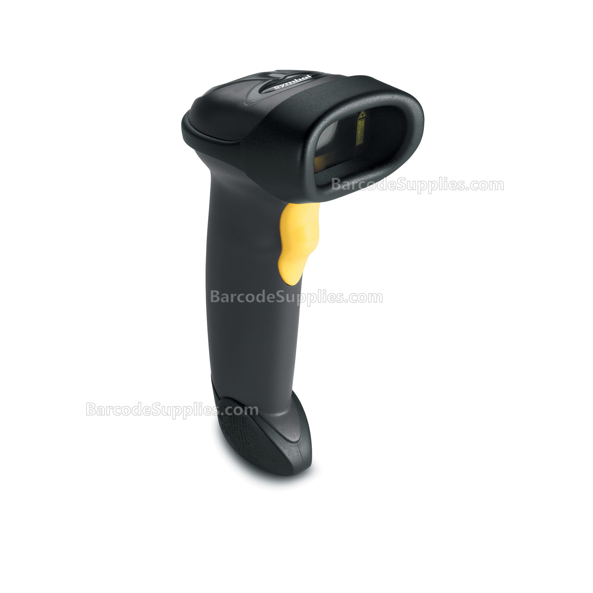 LS2208 Black with Stand IBM Port 9B Kit: LS2208-SR30007R Scanner, CBA-M61-S07ZAR IBM Port 9B Cable, 20-61019-02R Stand - BarcodeSource, Inc.