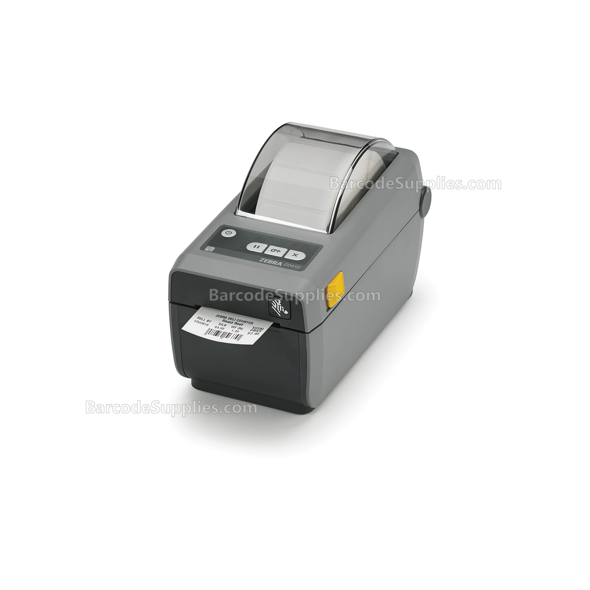 Zebra DT Printer ZD410; 2, 300 dpi, US Cord, USB, USB Host, BTLE, 802.11ac and Bluetooth 4.0, EZPL