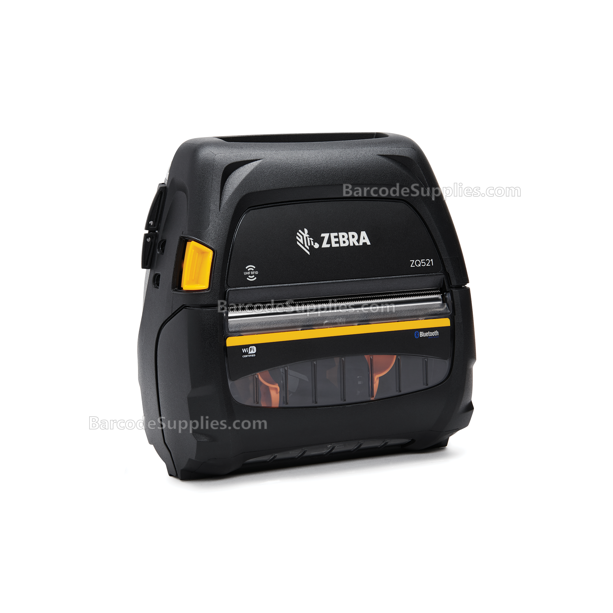 Zebra DT Printer ZQ521, media width 4.45/113mm; English/Latin fonts, Bluetooth 4.1, stnd battery, US/Canada certs