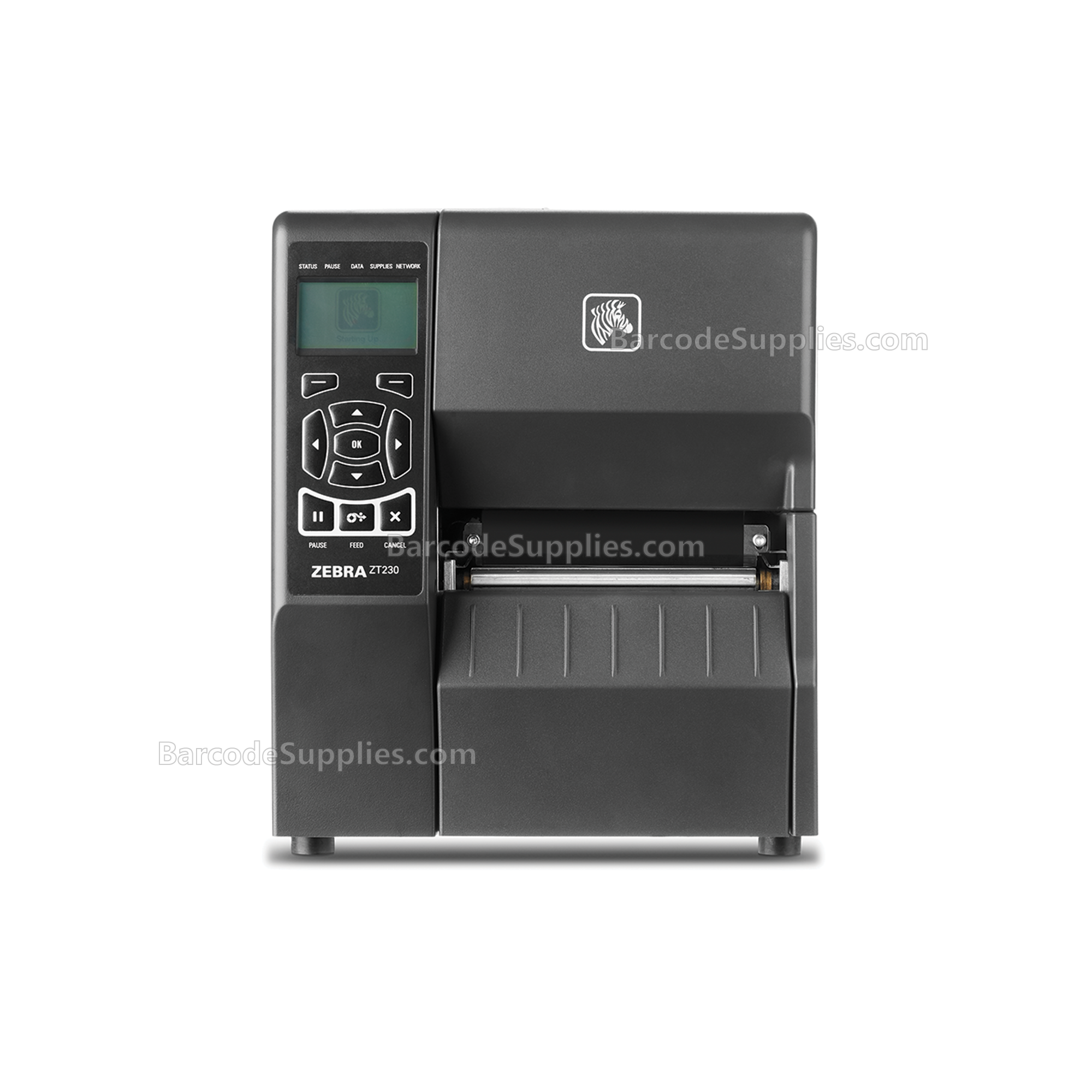 Zebra ZT230 Thermal Transfer Printer - 300 dpi, US Cord, Serial, USB, Int 10/100 - MPN: ZT23043-T01200FZ
