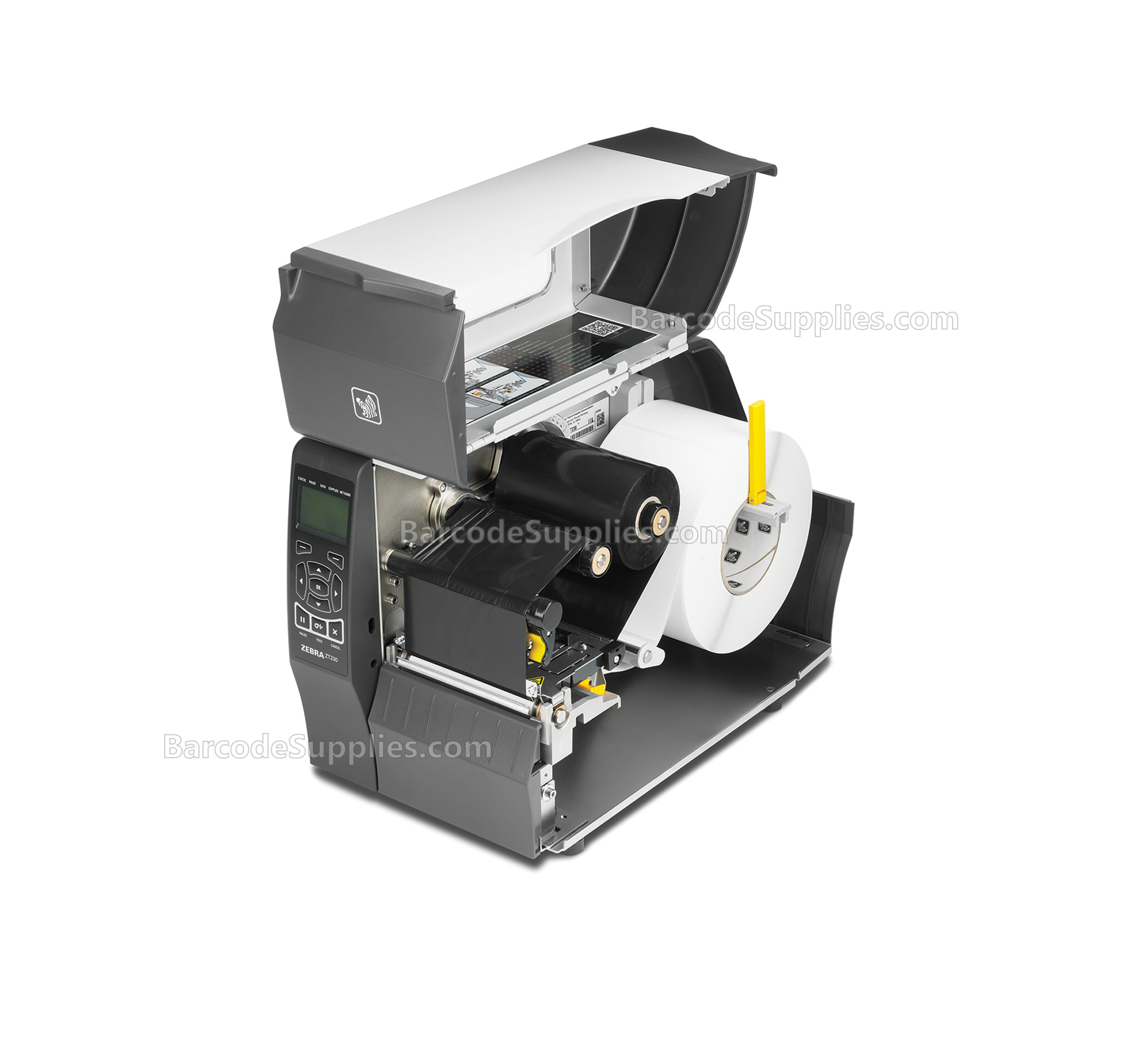 Zebra ZT230 Thermal Transfer Printer - 300 dpi, US Cord, Serial, USB, Int 10/100 - MPN: ZT23043-T01200FZ