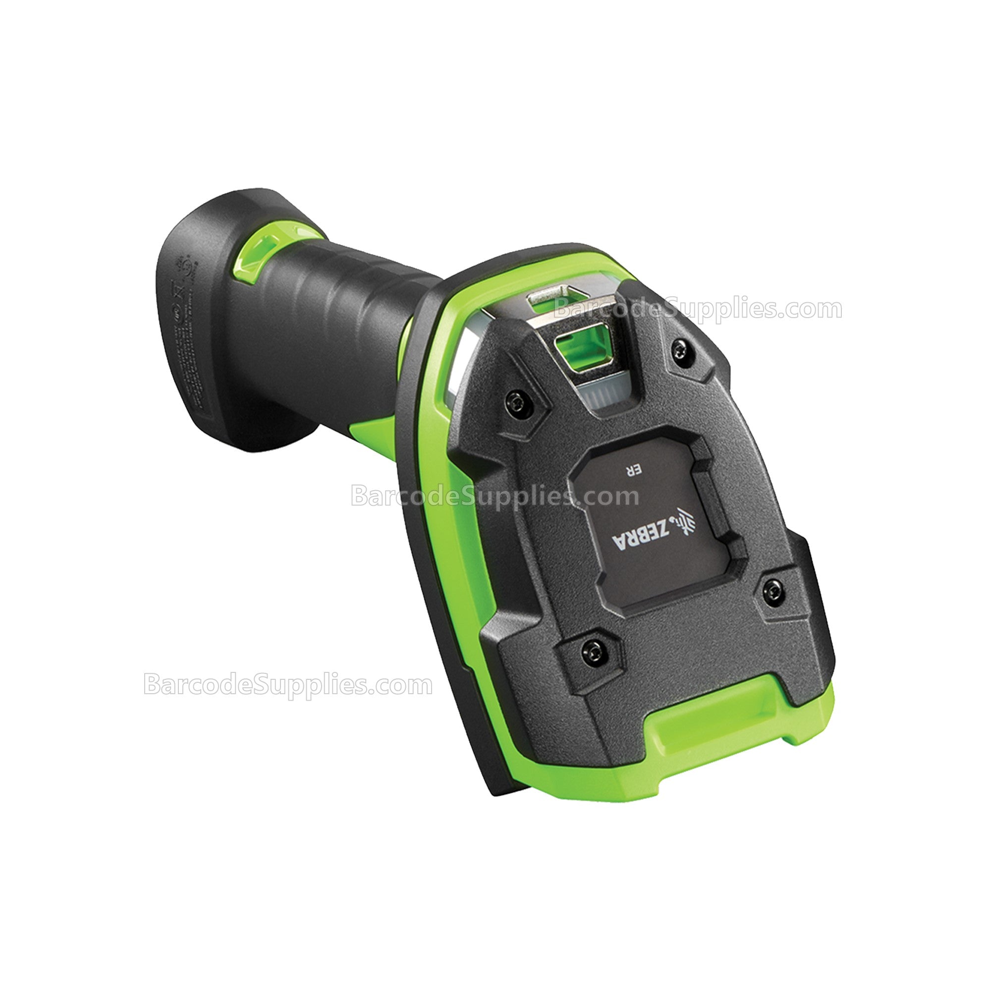 Zebra Rugged, Area Imager, High Density, Corded, Industrial Green, Vibration Motor