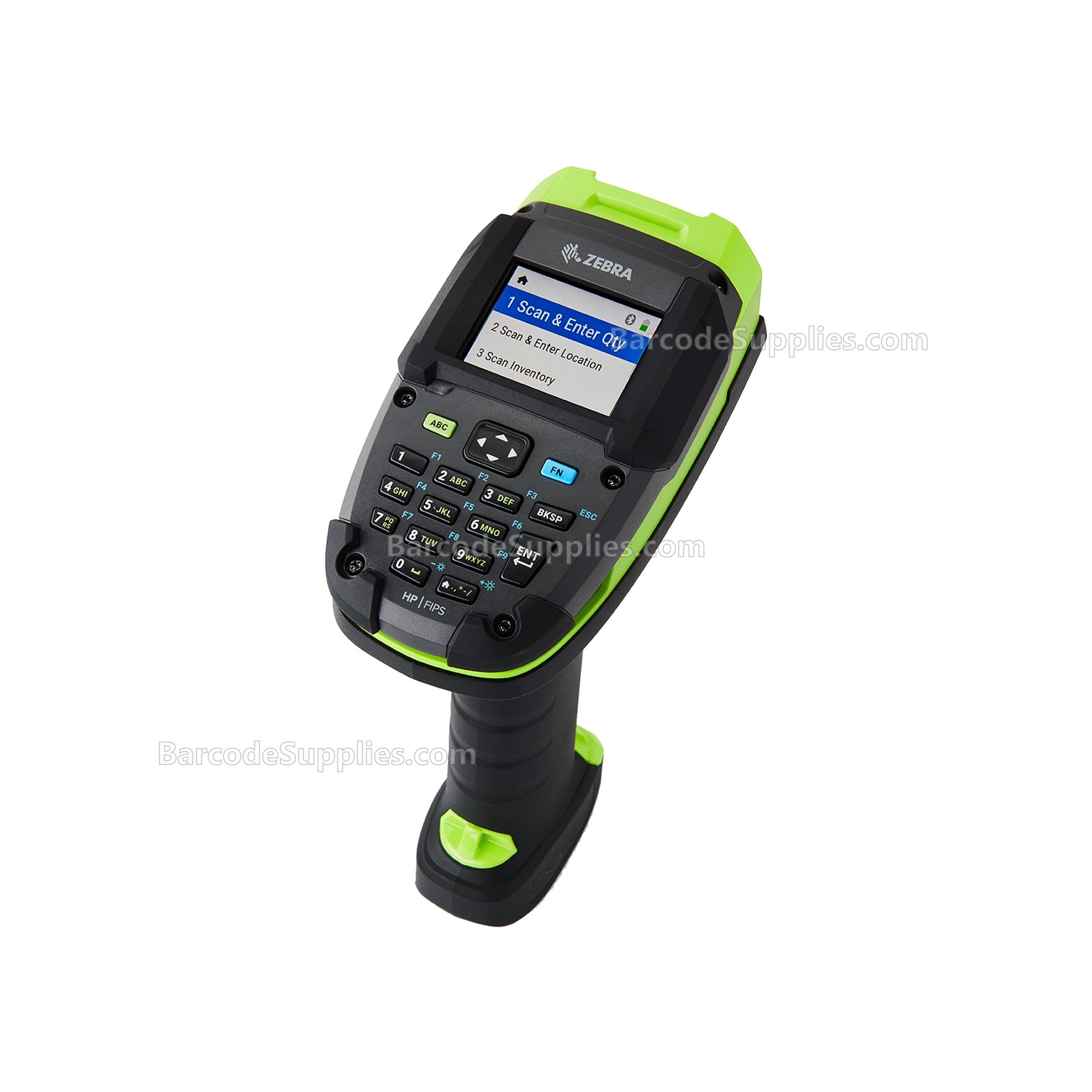 Zebra DS3678: Keypad and Display, Rugged, Area Imager, High Performance, Cordless, FIPS, Industrial Green, Vibration