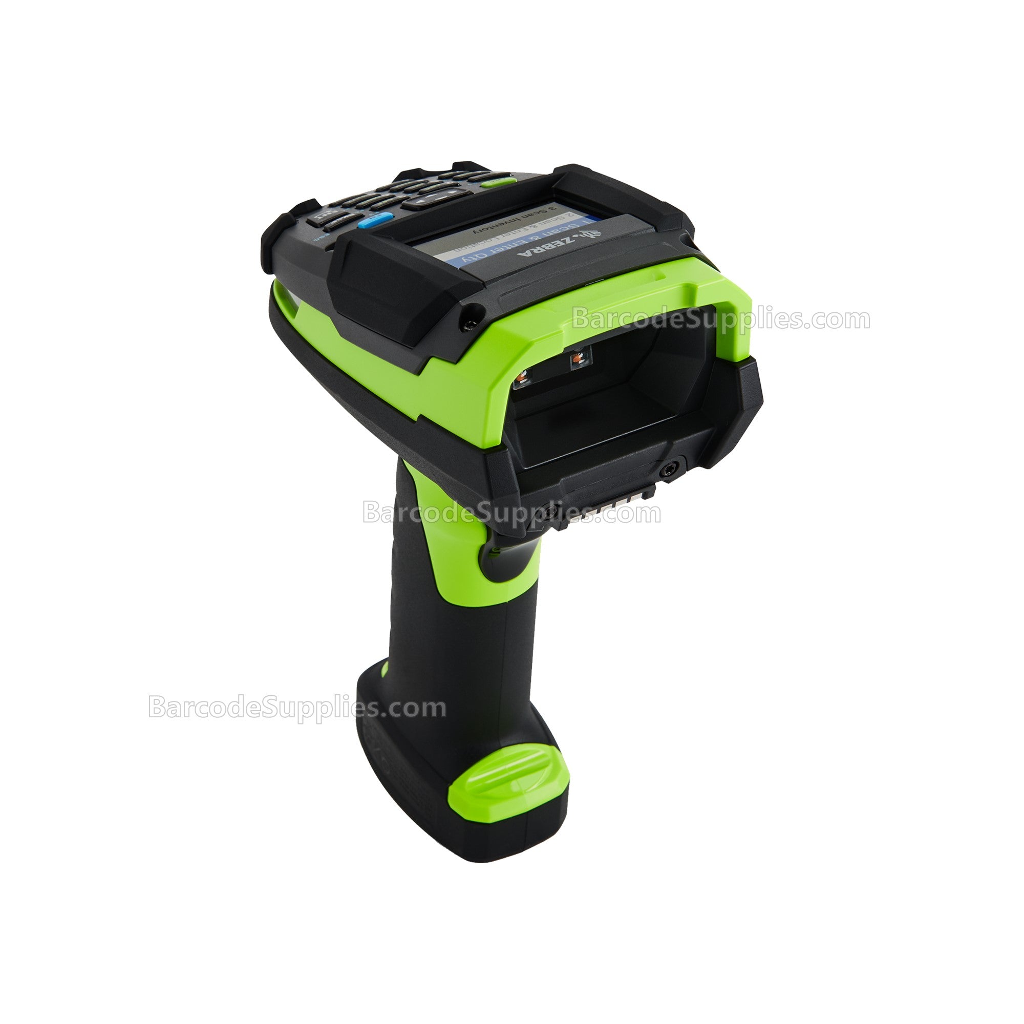 Zebra DS3678: Keypad and Display, Rugged, Area Imager, High Performance, Cordless, FIPS, Industrial Green, Vibration