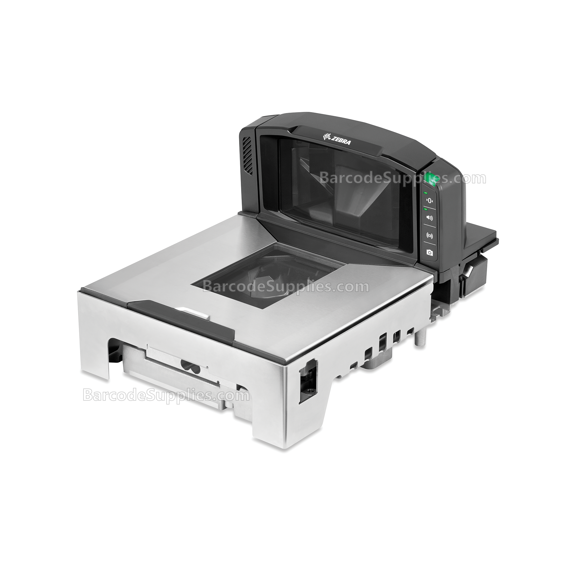 Zebra MP7000: Multiplane scanner, medium, non-sapphire, scanner only/scale ready platter, third party scale support, color camera module landscape, Worldwide