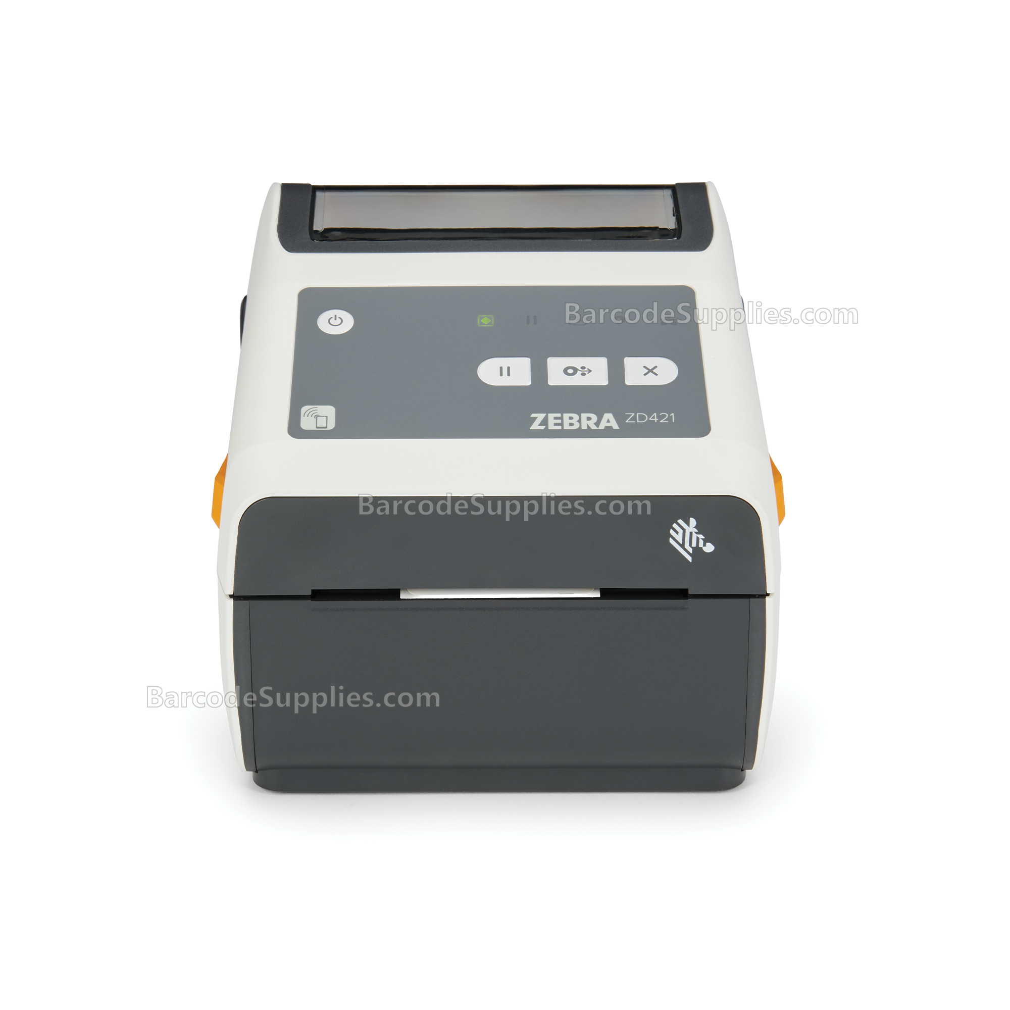 Zebra Thermal Transfer Cartridge Printer ZD421, Healthcare; 300 dpi, USB, USB Host, Modular Connectivity Slot, 802.11ac, BT4, USA/Canada, US Cord, Swiss Font, EZPL