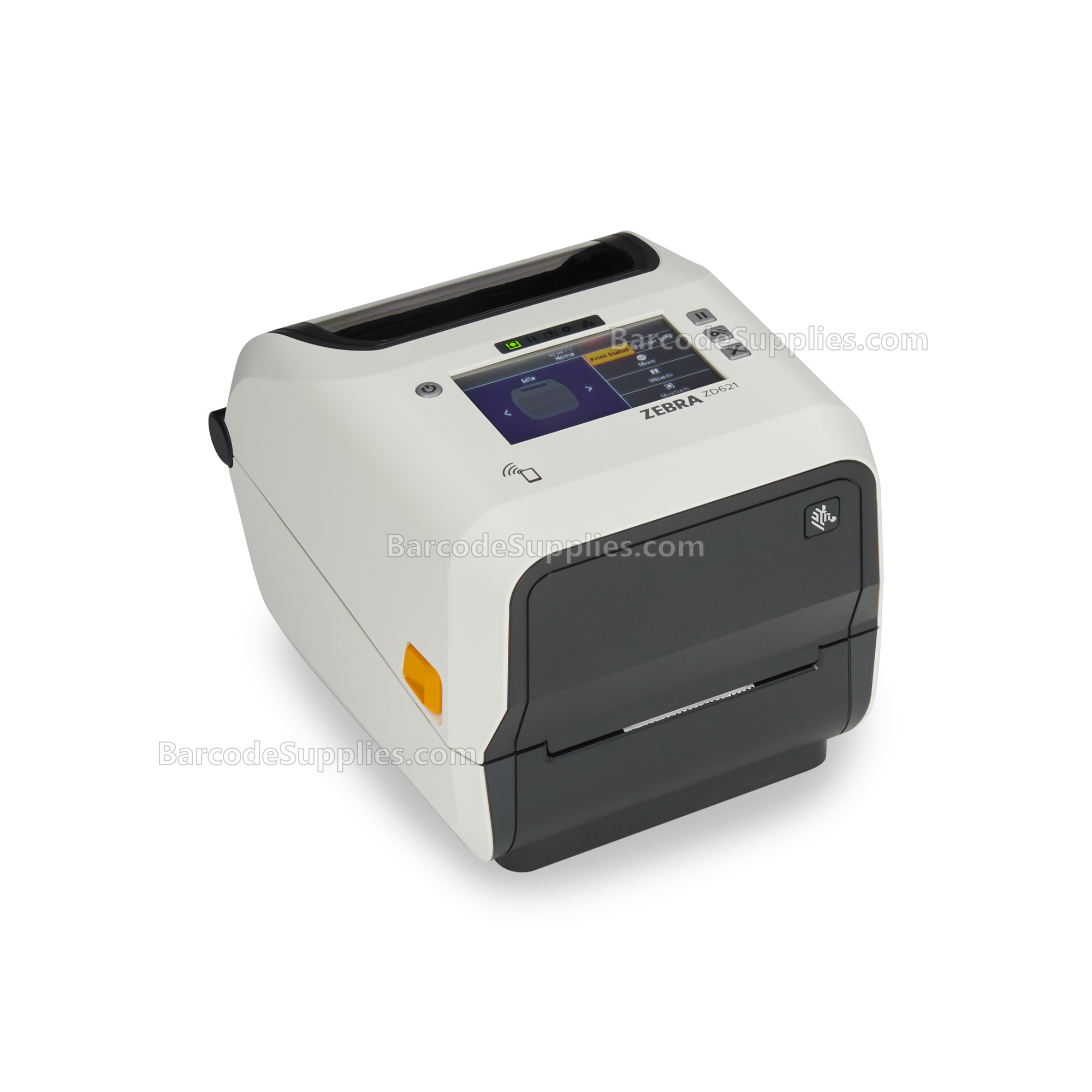 Zebra Thermal Transfer Printer (74/300M) ZD621, Healthcare, Color Touch LCD; 203 dpi, USB, USB Host, Ethernet, Serial, 802.11ac, BT4, USA/Canada, US Cord, Swiss Font, EZPL