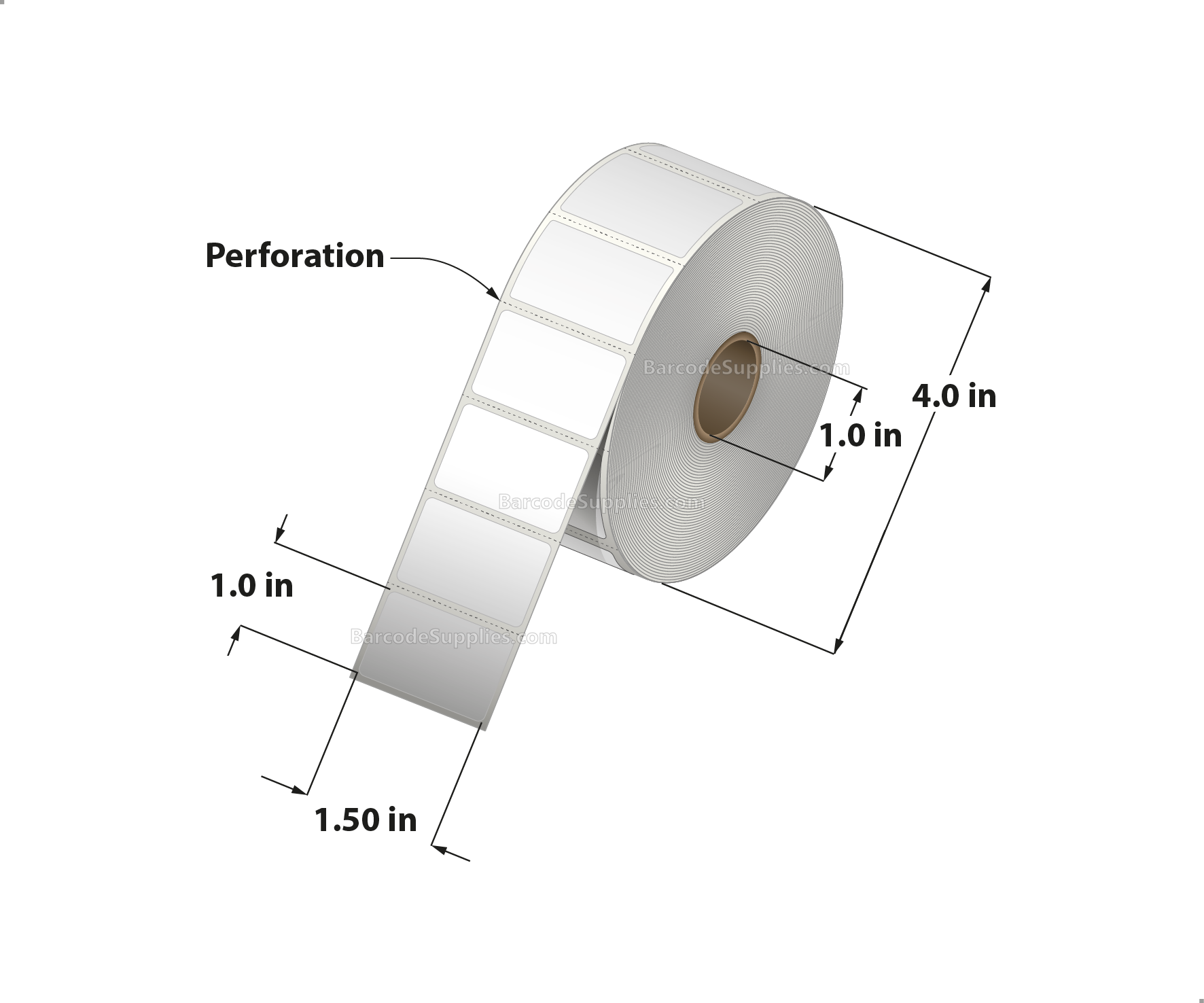 1.5 x 1 Thermal Transfer Labels - RT-15-1-1375-1