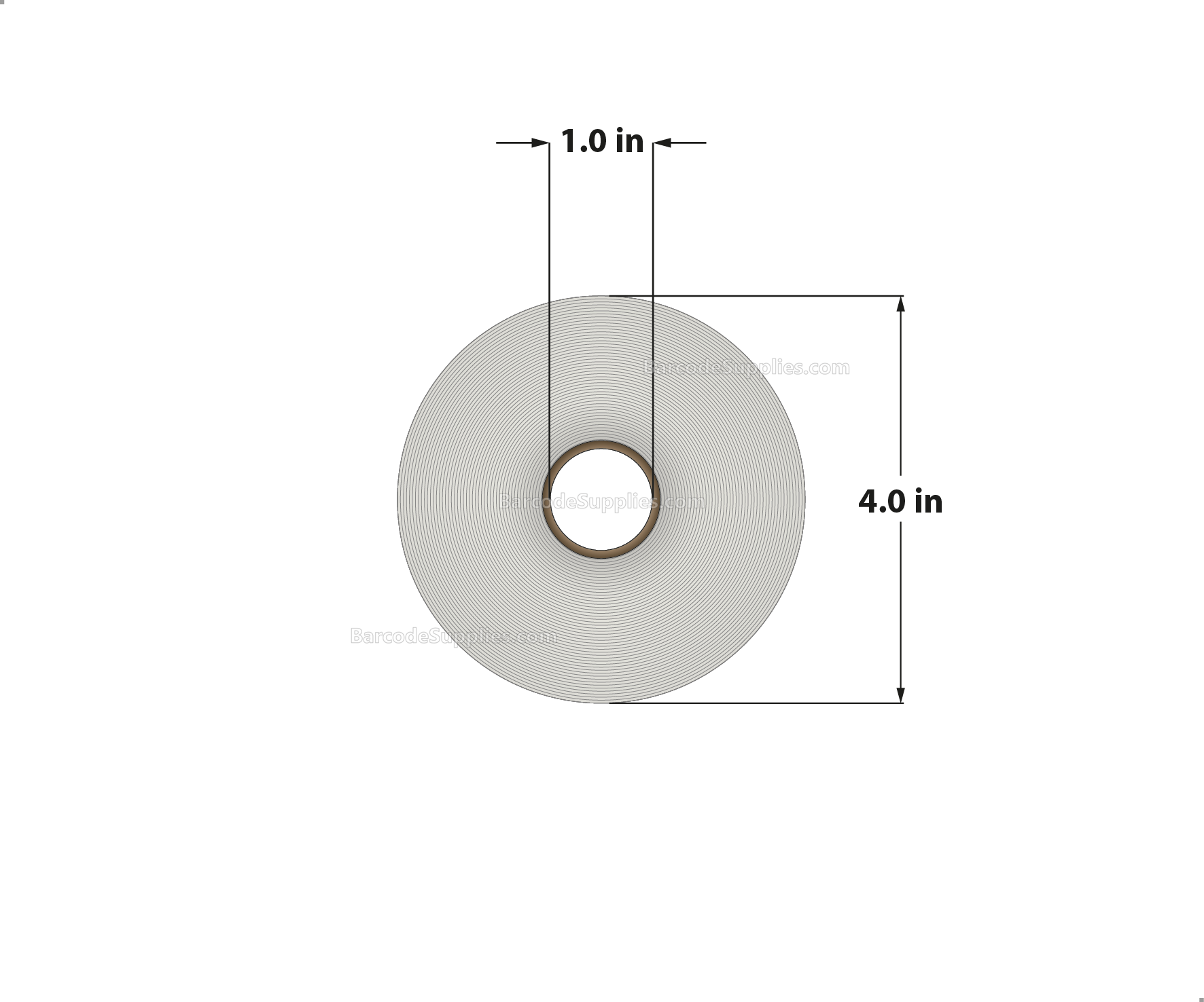 3 x 1 Direct Thermal Blue Labels With Acrylic Adhesive - Perforated - 1375 Labels Per Roll - Carton Of 12 Rolls - 16500 Labels Total - MPN: RD-3-1-1375-BL