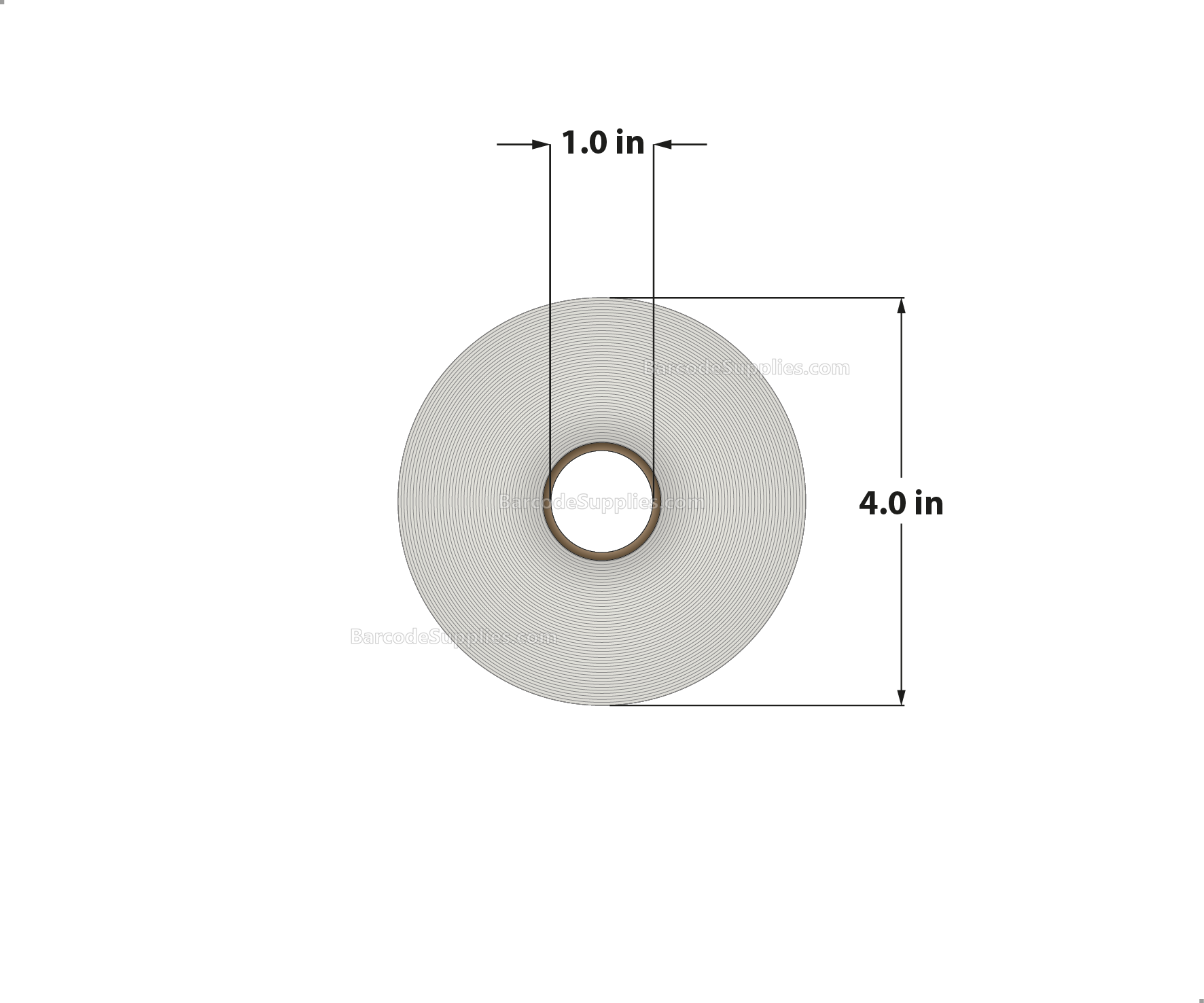 4 x 3 Direct Thermal Blue Labels With Acrylic Adhesive - Perforated - 500 Labels Per Roll - Carton Of 12 Rolls - 6000 Labels Total - MPN: RD-4-3-500-BL