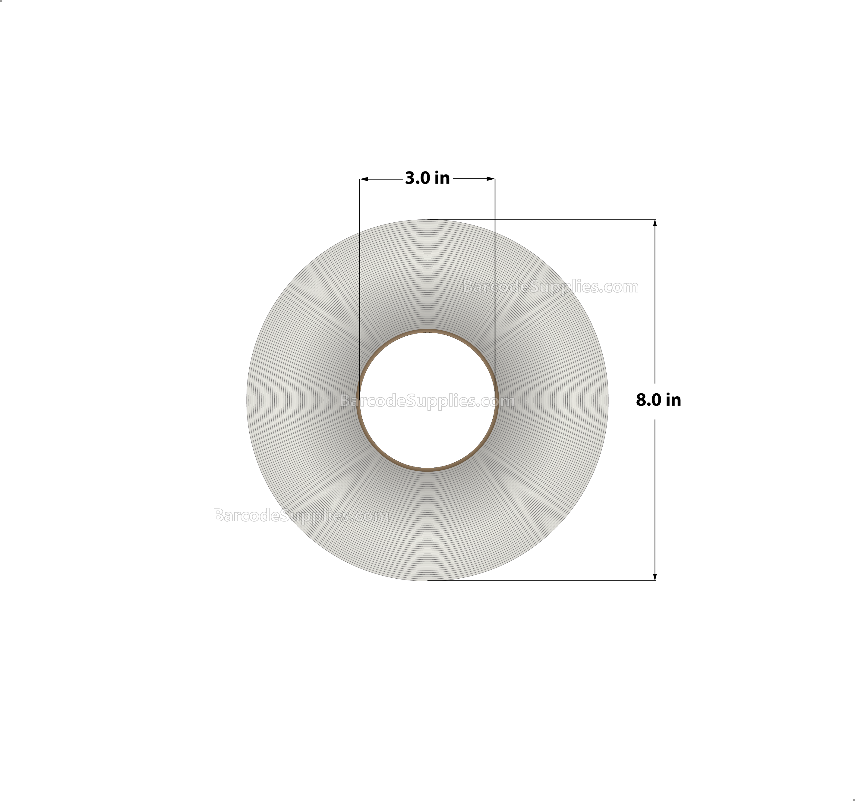 4 x 6 Thermal Transfer Fluorescent Chartreuse Labels With Permanent Adhesive - Perforated - 1000 Labels Per Roll - Carton Of 4 Rolls - 4000 Labels Total - MPN: FL-4-6-1000-CH