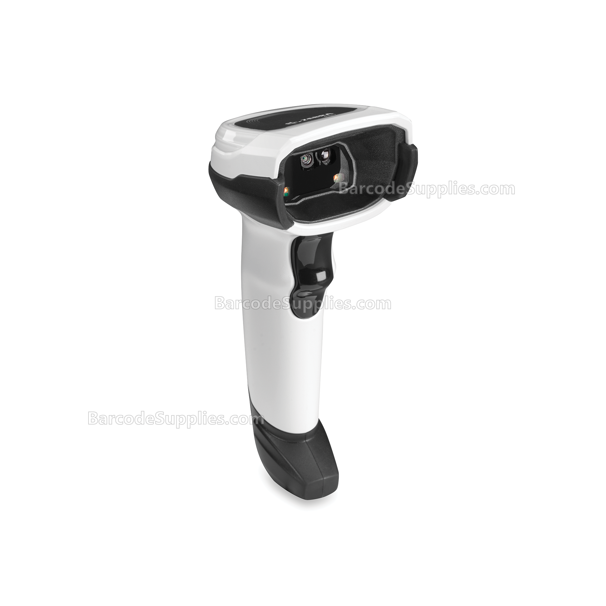 DS8108-DL White (with Stand) USB KIT: DS8108-DL00006ZZWW Scanner, CBA-U21-S07ZBR Shielded USB Cable, 20-71043-04R Stand