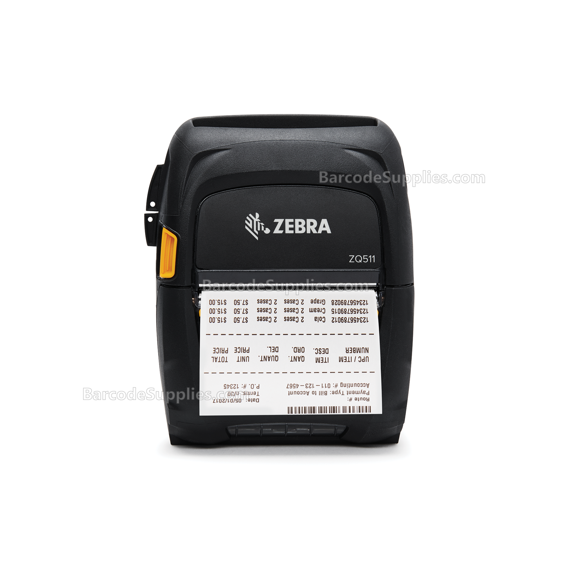 Zebra ZQ511 Mobile Printer - media width 3.15/80mm; English/Latin fonts, 802.11ac/Bluetooth 4.1, no battery, US/Canada certs - MPN: ZQ51-BUW0010-00