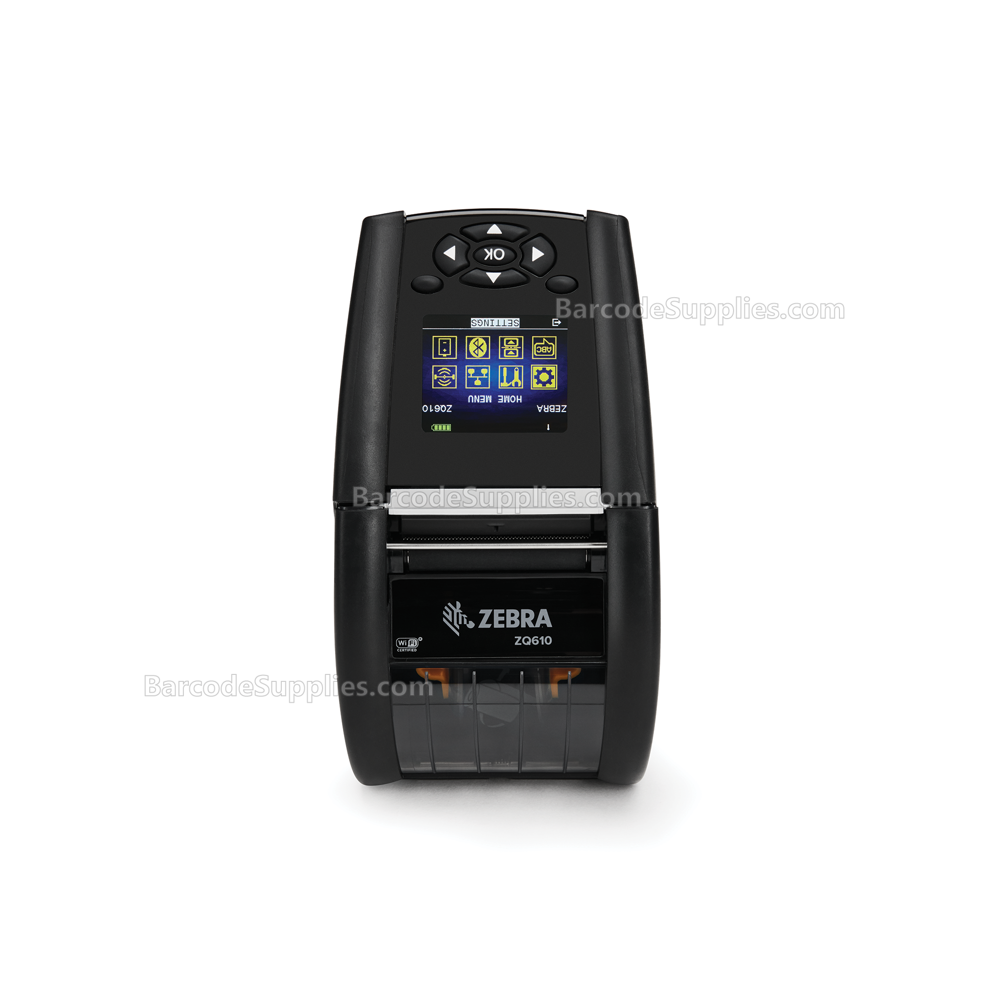 Zebra DT Printer,ZQ610 2/48mm;CPCL,ZPL,802.11AC/BT4.1, DT/Linered Platen, 3/4 Core,English,Grouping 0,Extended Battery.